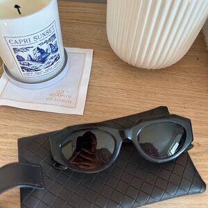 Bottega Black Sunglasses with Case